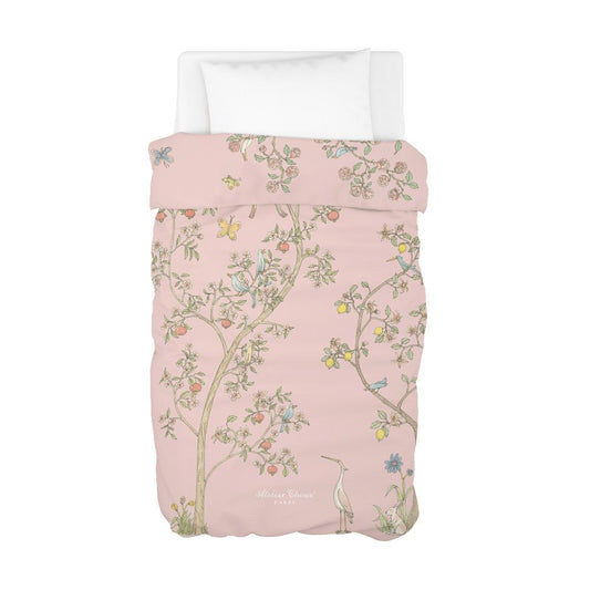 Atelier Choux Paris Single Bed Duvet Cover, In Bloom Pink