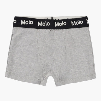 Justin 2-Pack Organic Underwear, Navy/Grey
