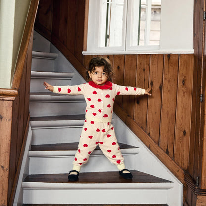 Solana Pants, Red Hearts