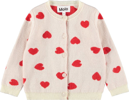 Goldie Cardigan, Red Hearts