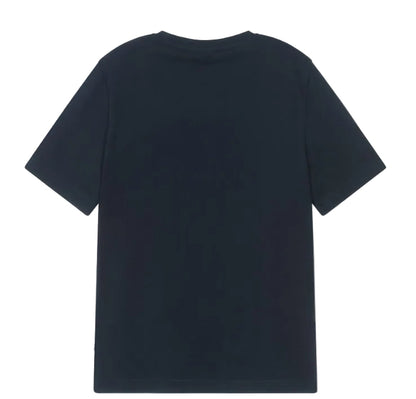 BOSS Short-Sleeved Cotton Jersey T-shirt, Navy