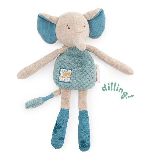 Moulin Roty Elephant Rattle Soft Toy