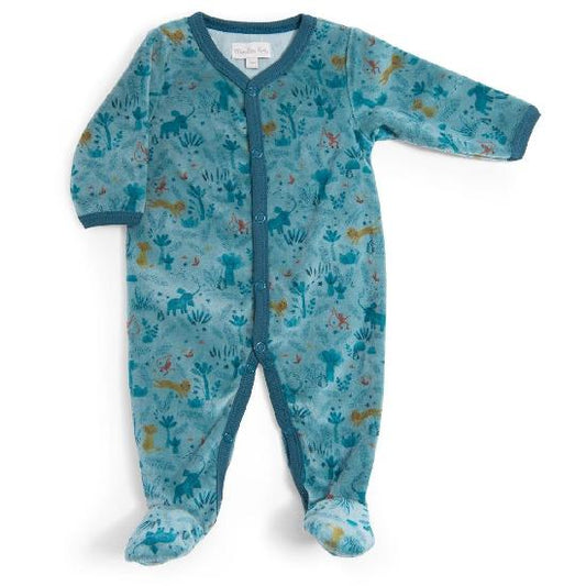 Moulin Roty Velour Pyjama, Sous Mon Baobab