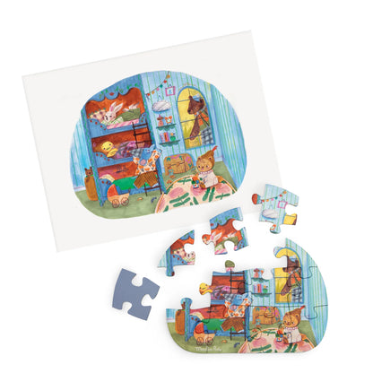 Moulin Roty A Beautiful Day Mini 4 Puzzles