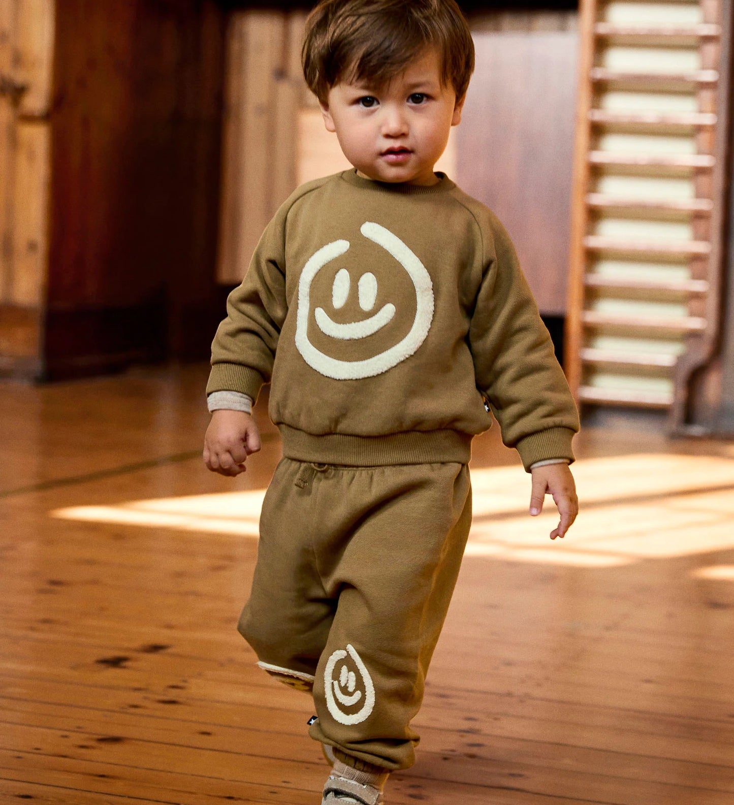Molo Smile Sweat Set, Elmwood