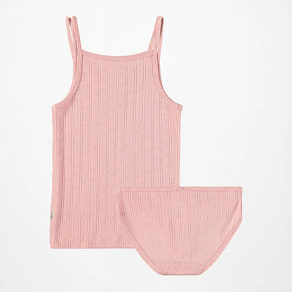 Janice Organic Underwear Set, Mellow Rose
