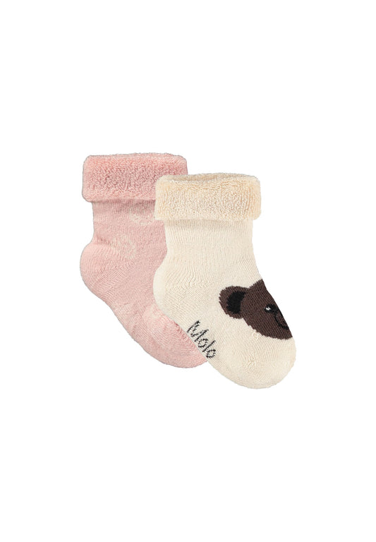 Nodda 2 Pack Socks, Mellow Rose
