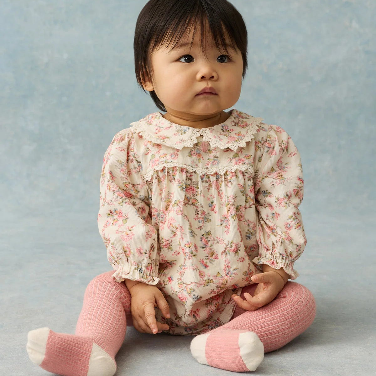 Chouchou Romper, Carnation Vale Cream