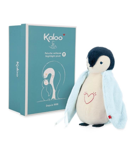 Nightlight Plush Penguin, Blue
