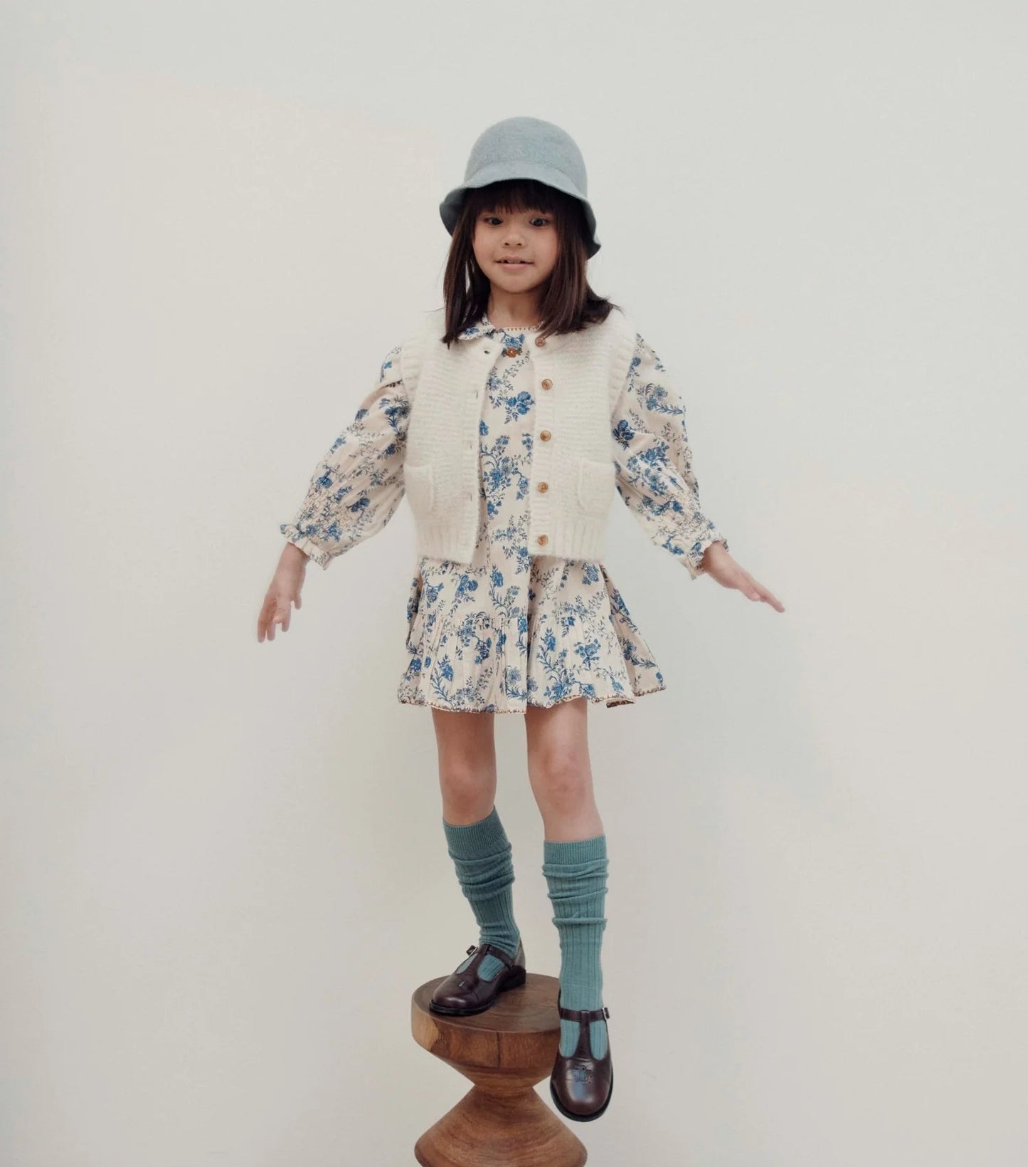 Orchid Dress, Blue