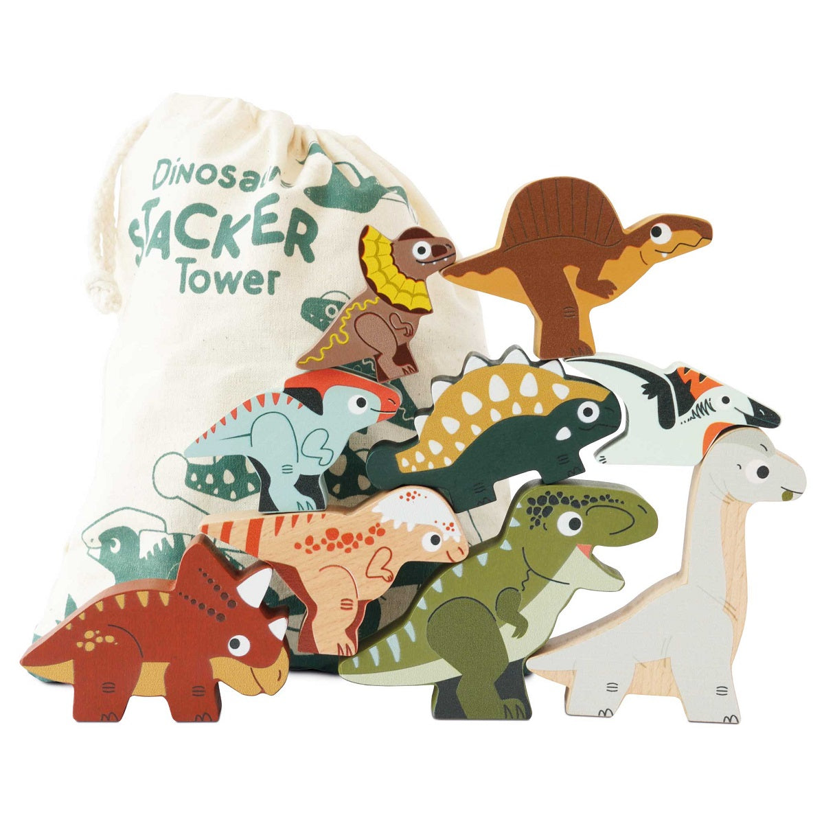 Le Toy Van Stacking Jurassic Dinosaurs