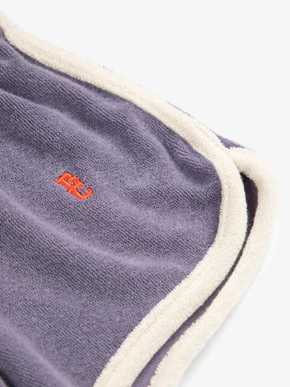 Blue Terry Cloth Shorts, Navy Blue