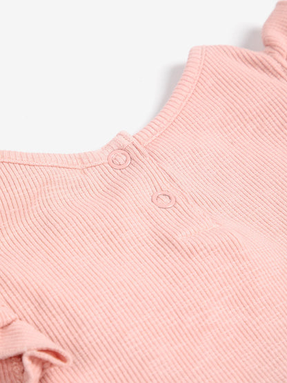Sunflower Ruffled Body, Light Pink