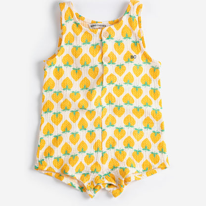 Strawberry All Over Gift Set, White