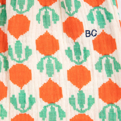 Cool Radish All Over Woven Pants, Orange