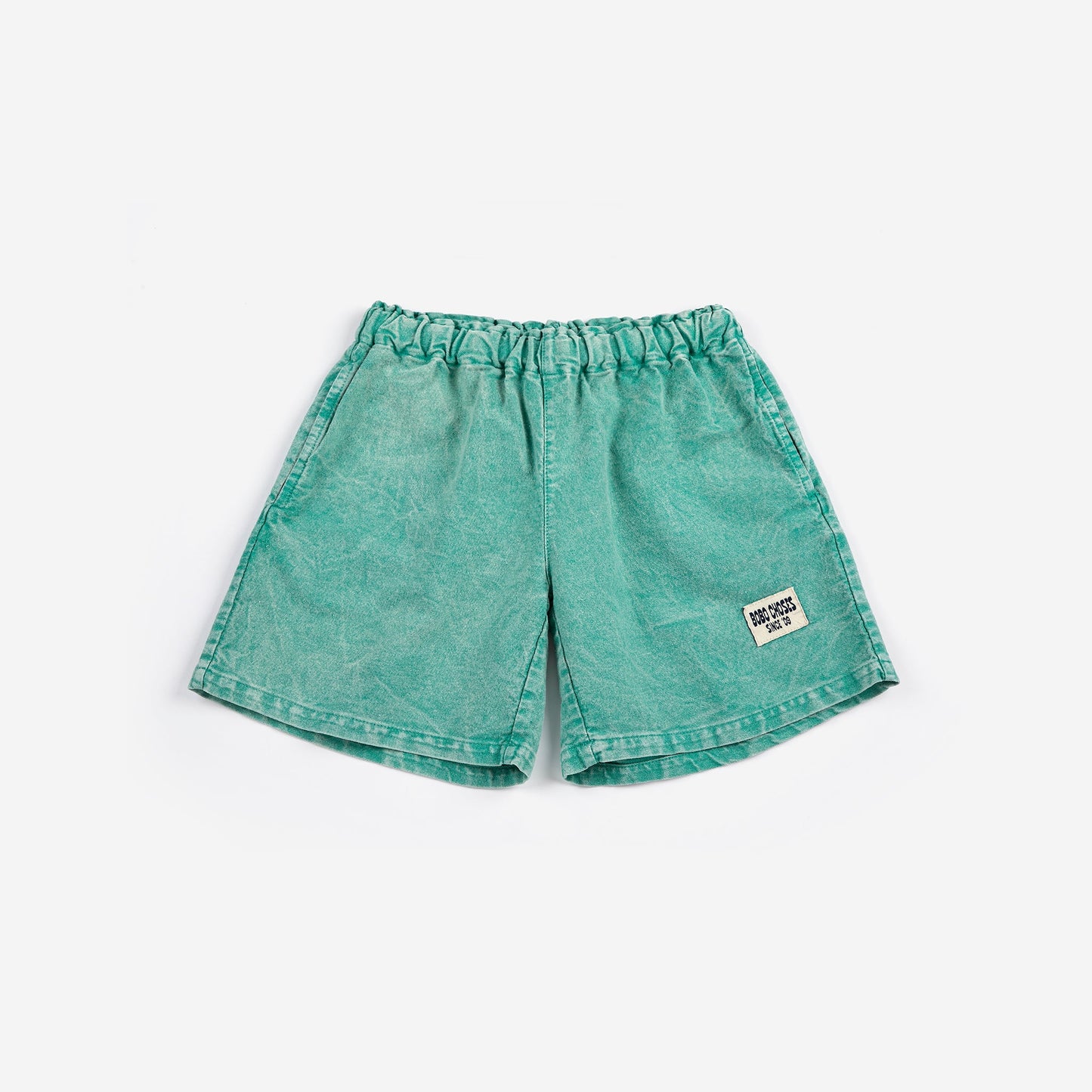 Bobo Choses Since 09 Woven Bermuda Shorts, Green