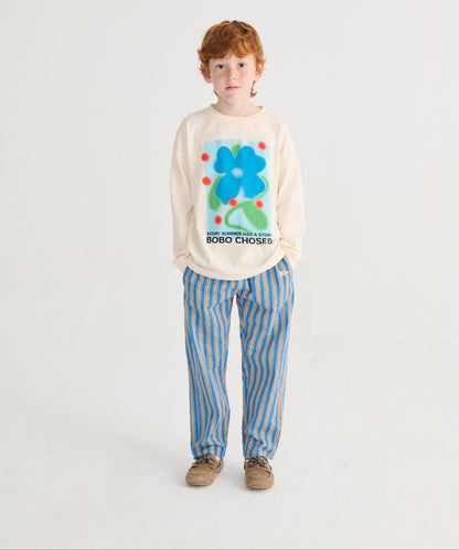 New Hairline Woven Pants, Navy Blue