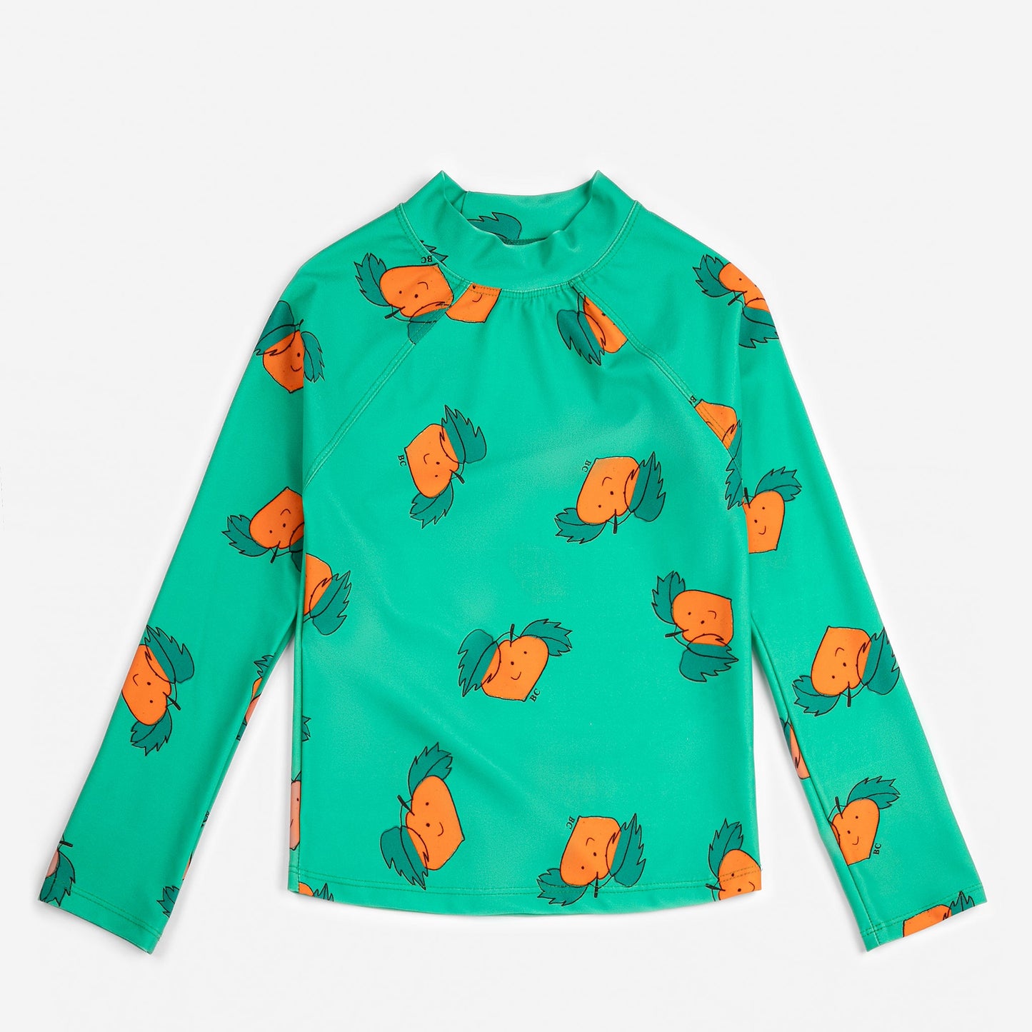 Curious Turnip All Over Swim T-shirt, Green