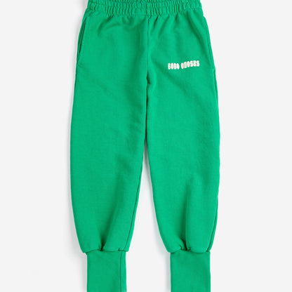 Bobo Choses Modern Jogging Pants, Green