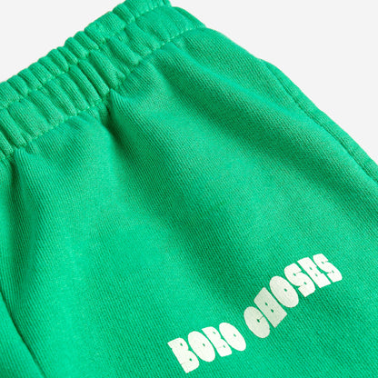 Bobo Choses Modern Jogging Pants, Green