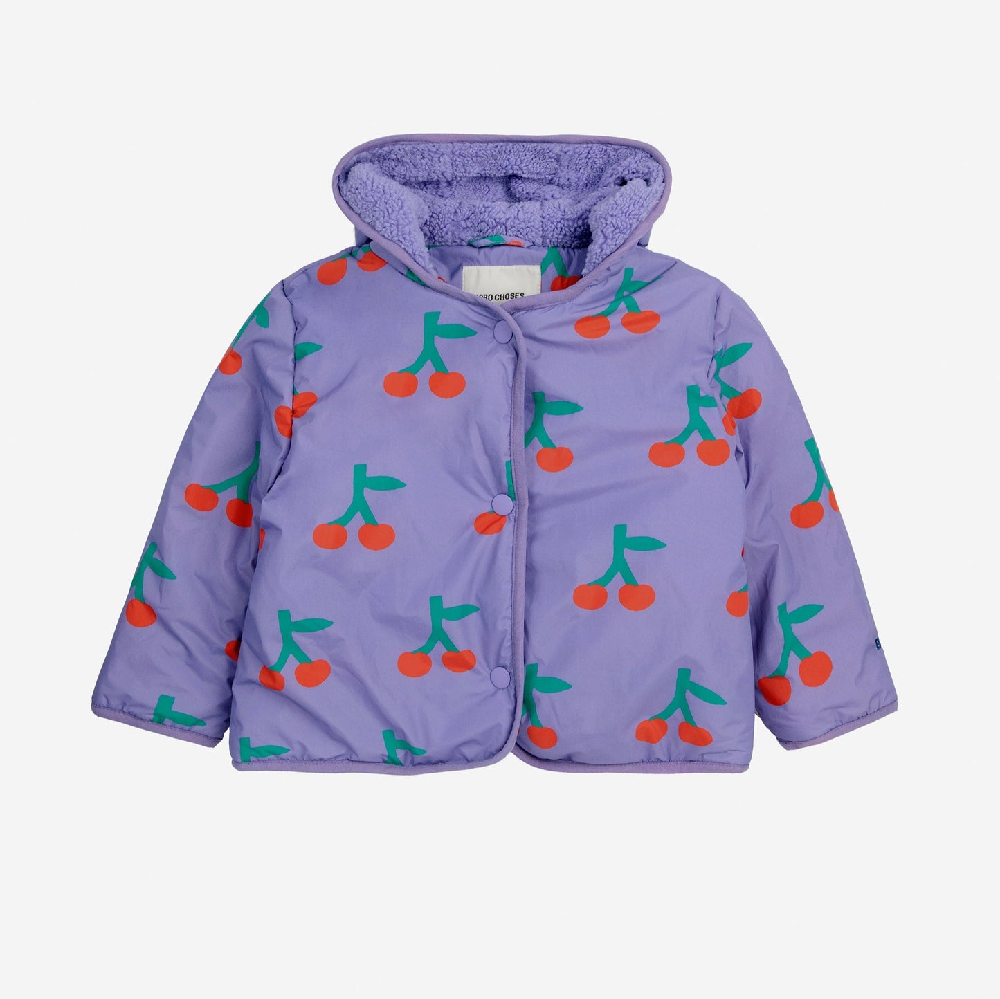 Baby Cherry all over Anorak, Purple