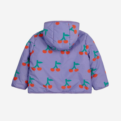 Baby Cherry all over Anorak, Purple