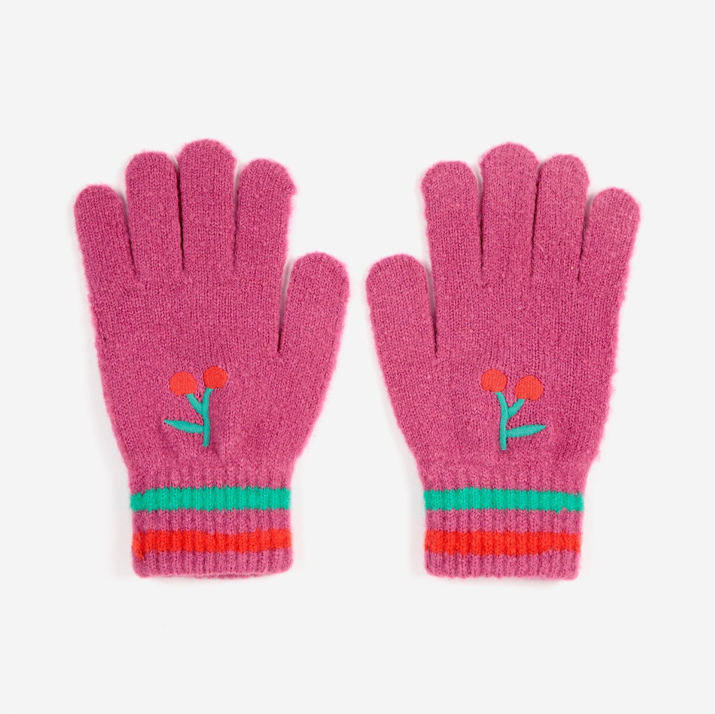 Cherry knitted Gloves