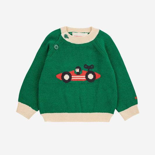 Race Car Jumper, Off White