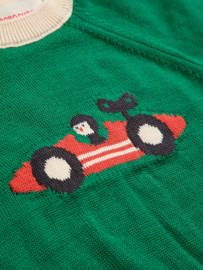 Race Car Jumper, Off White