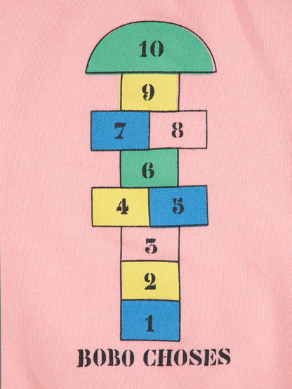 Hopscotch Sweatshirt, Pink