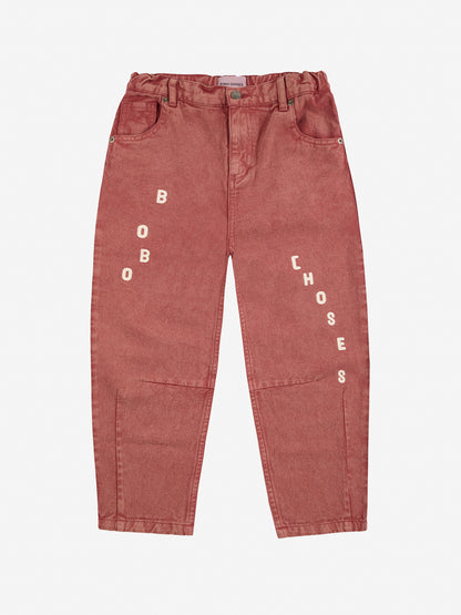 Bobo Choses Denim Pants, Brown