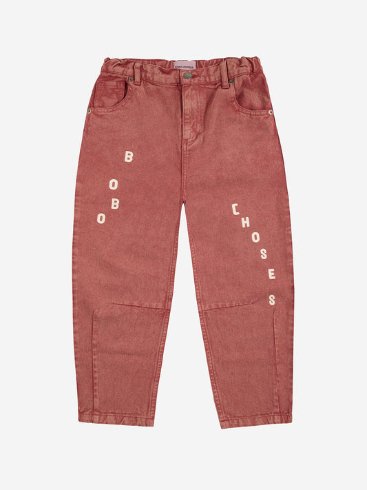 Bobo Choses Denim Pants, Brown