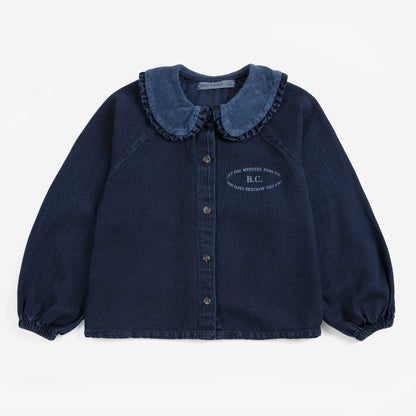 Mystery BC Denim Blouse, Midnight Blue