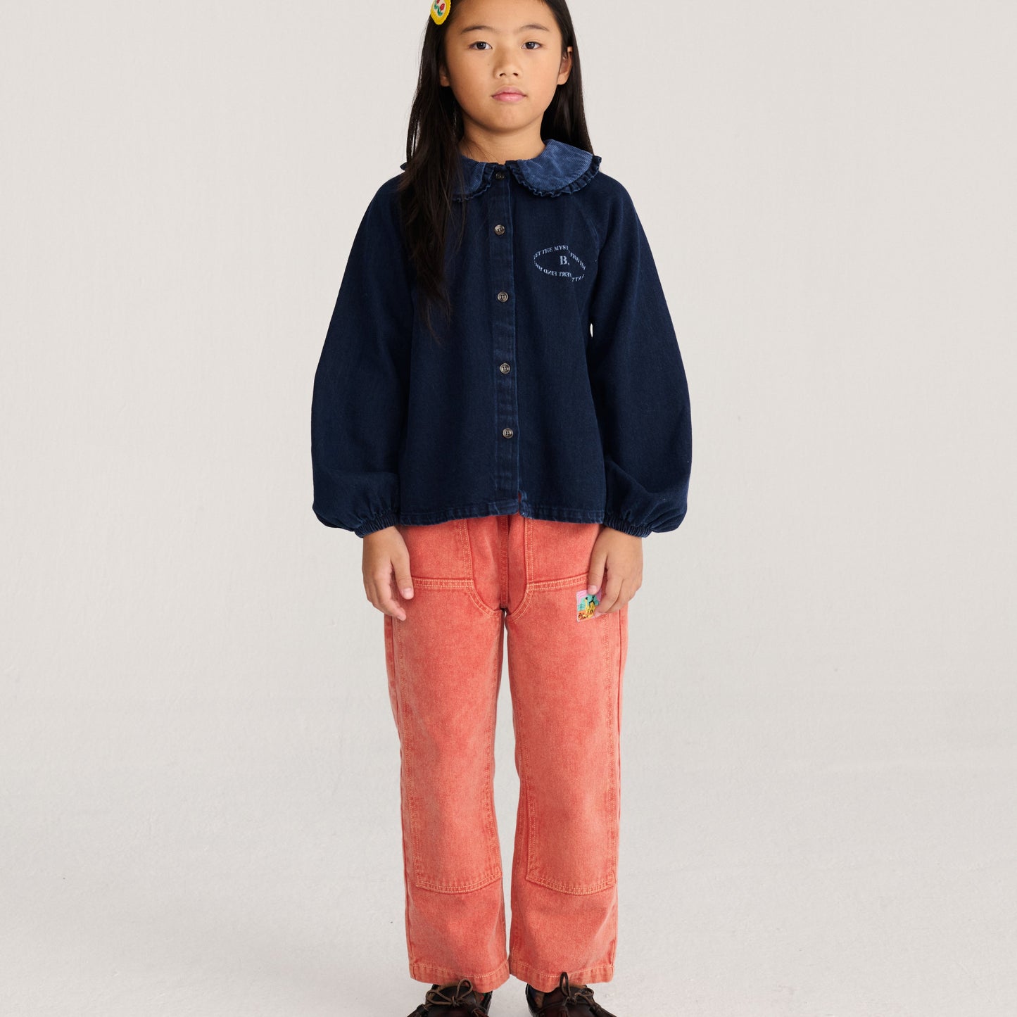 Mystery BC Denim Blouse, Midnight Blue