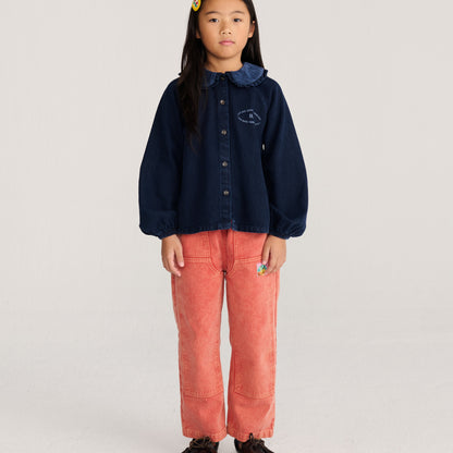 Mystery BC Denim Blouse, Midnight Blue