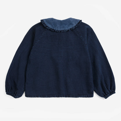 Mystery BC Denim Blouse, Midnight Blue
