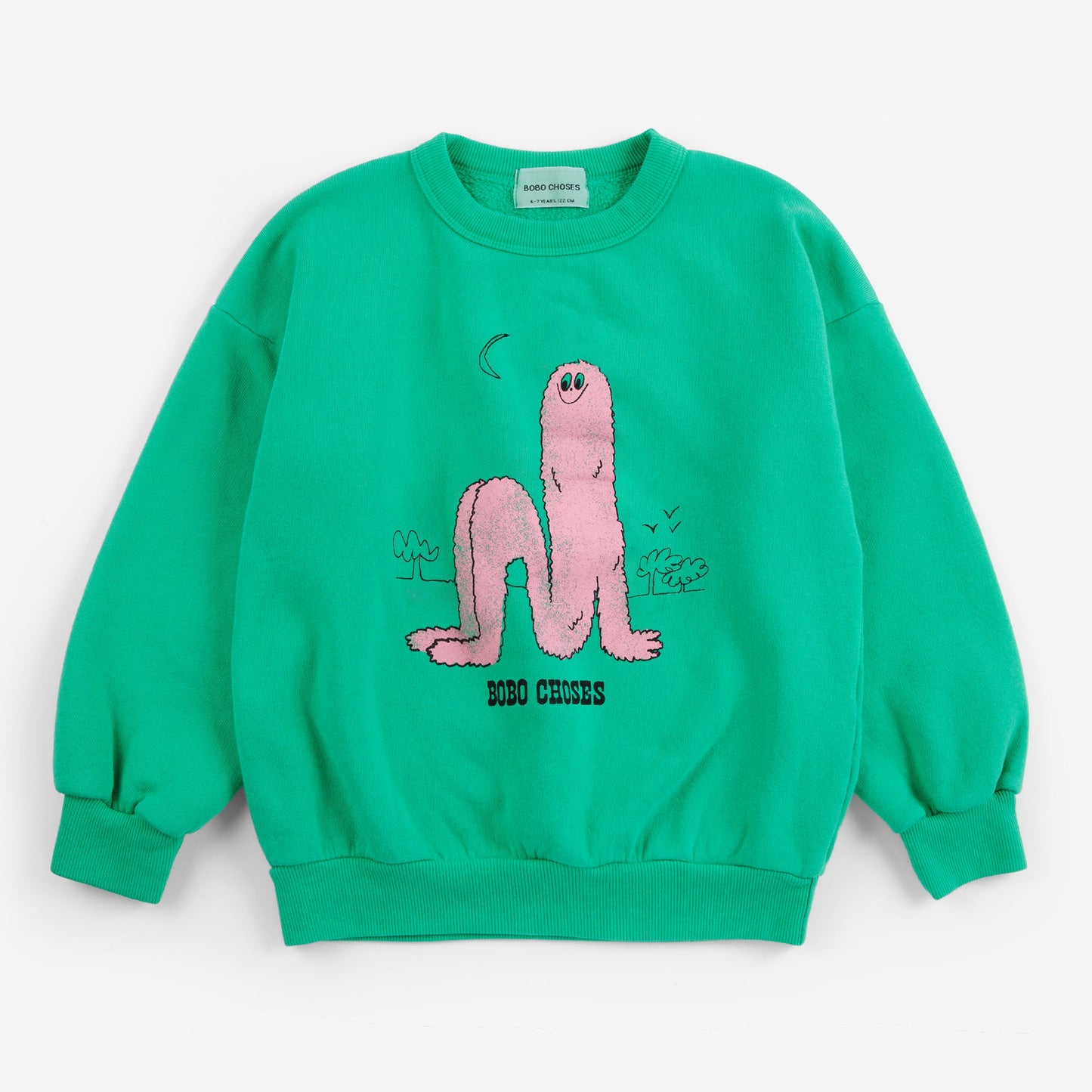 Long Puff Sweatshirts, Green