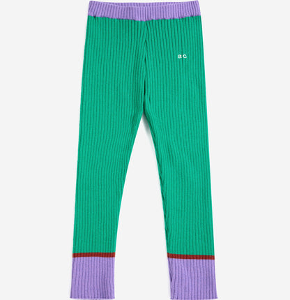 BC Knitted Leggings, Light Green
