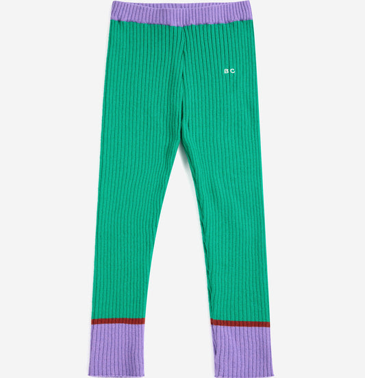 BC Knitted Leggings, Light Green