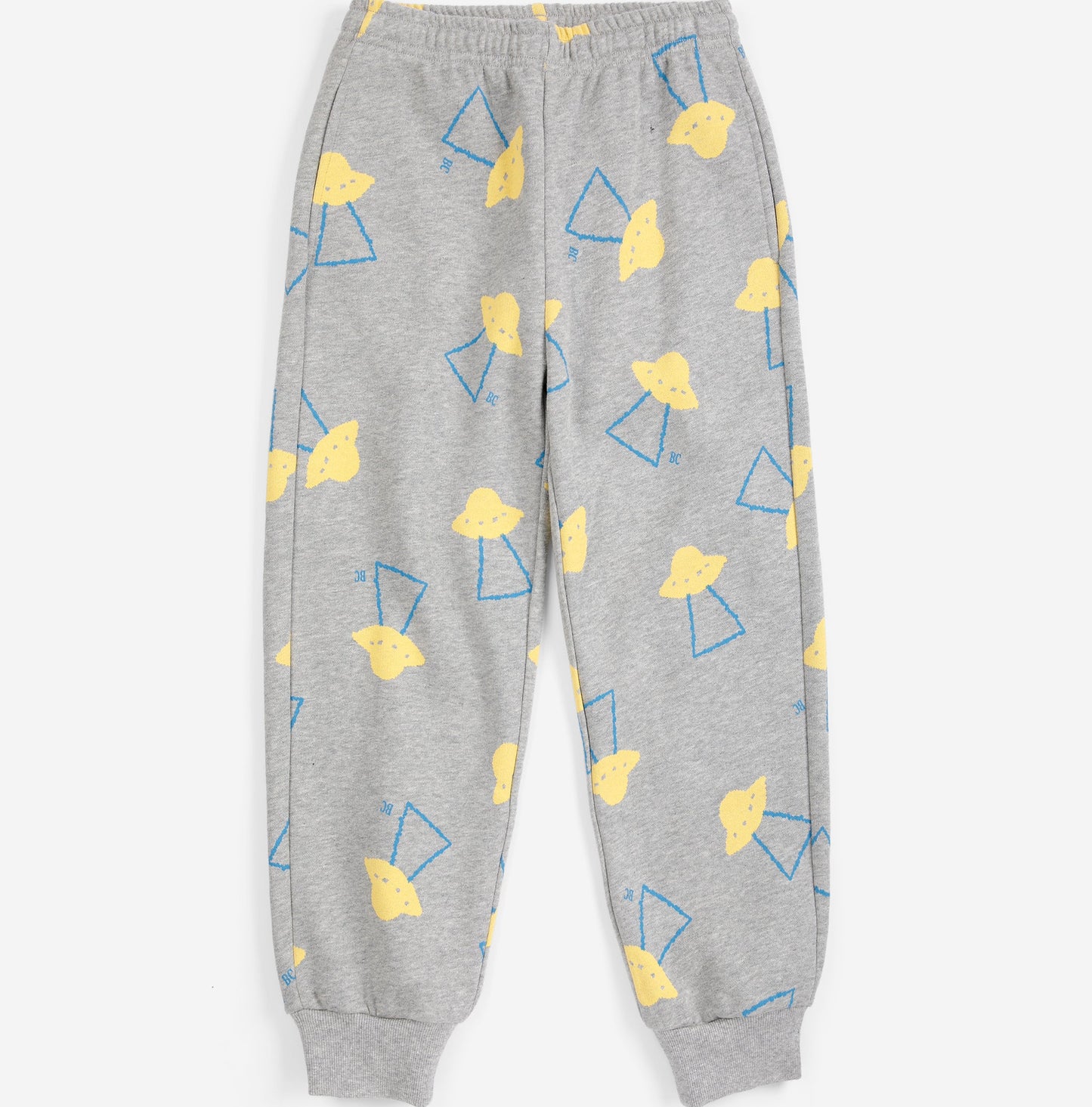 Pixel Abduction All Over Jogging Pants, Light Heather Grey