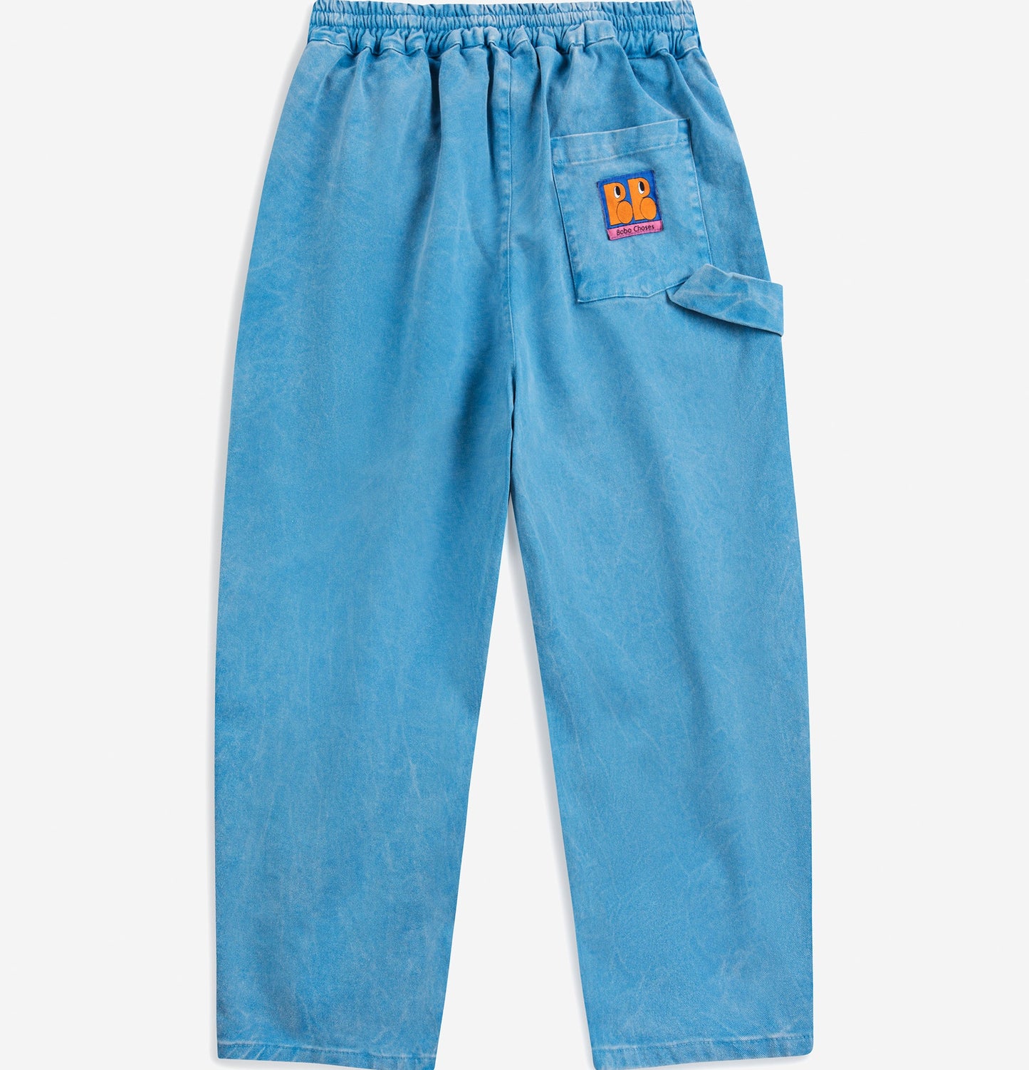 Booo Bo Choses Tag Woven Pants, Blue