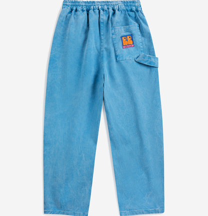 Booo Bo Choses Tag Woven Pants, Blue
