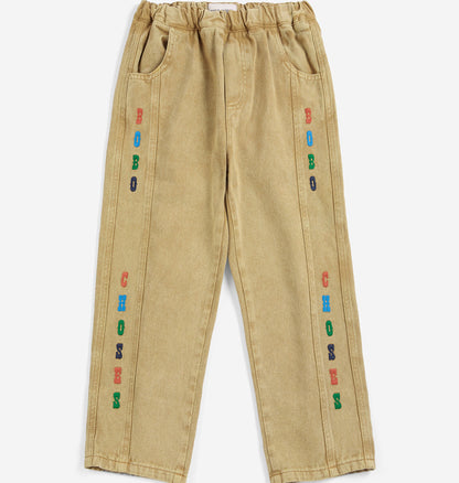 Bobo Choses Twill Pants, Khaki