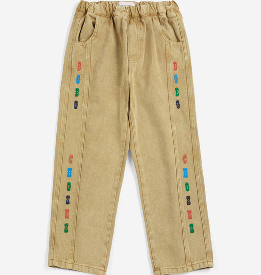 Bobo Choses Twill Pants, Khaki