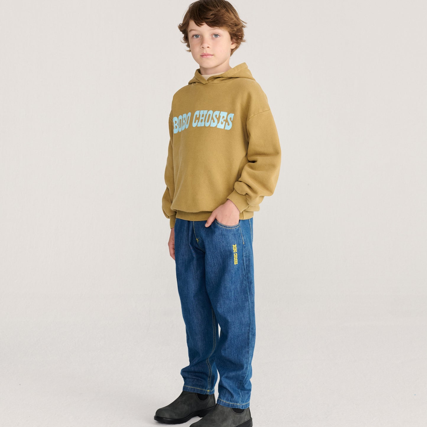 Bobo Choses Pop Hoodie, Khaki