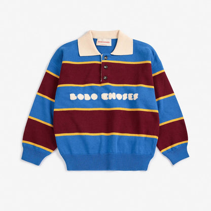 Bobo Choses Bolder Polo Jumper, Multicolor