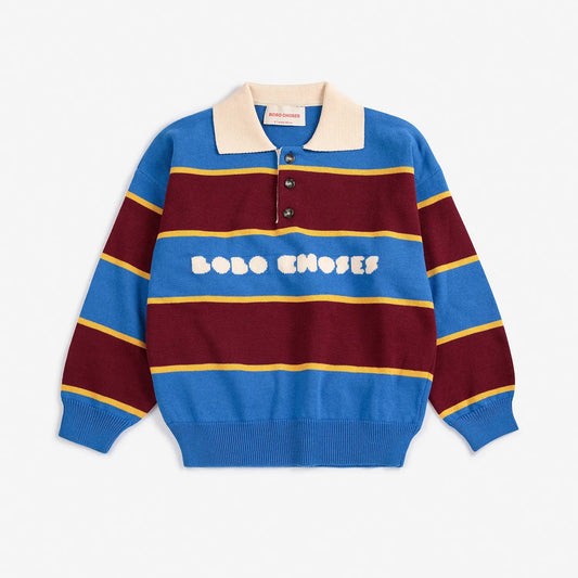 Bobo Choses Bolder Polo Jumper, Multicolor