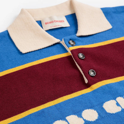Bobo Choses Bolder Polo Jumper, Multicolor