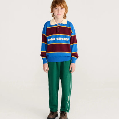 Bobo Choses Bolder Polo Jumper, Multicolor