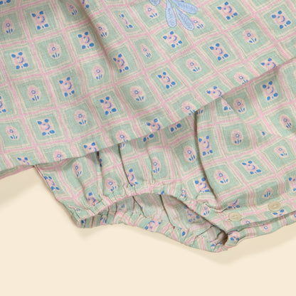 Baby Noemie Dress, Rosepanel Mint